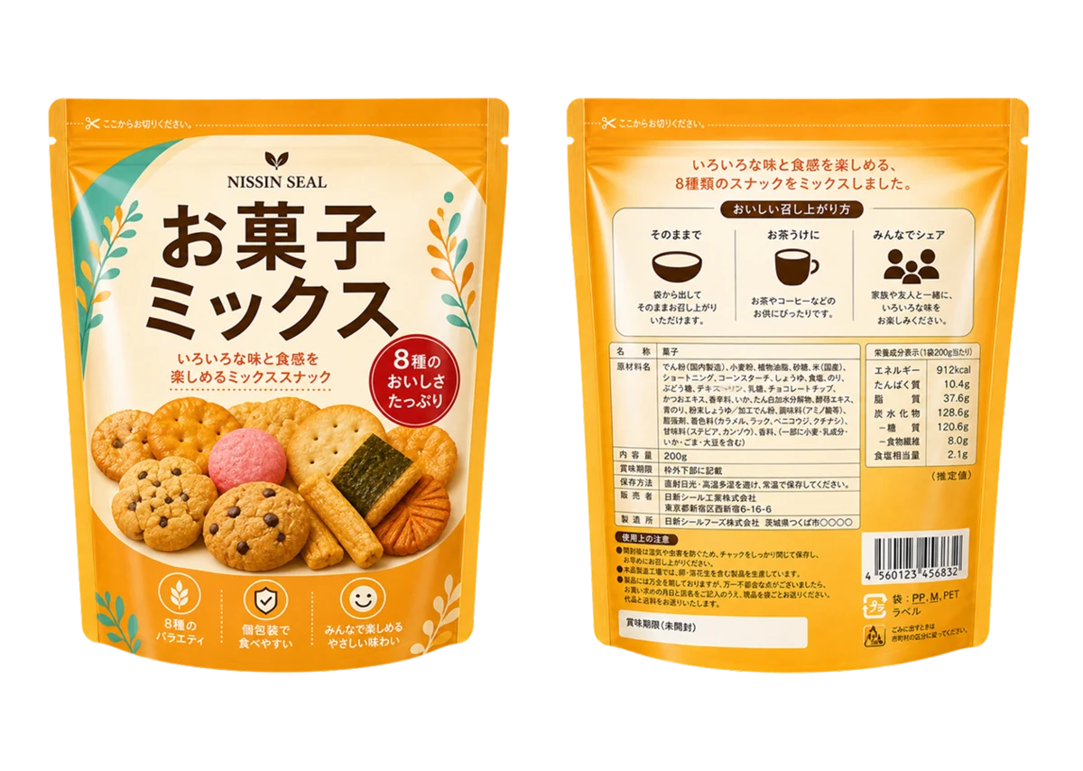 底折込スタンドパウチ